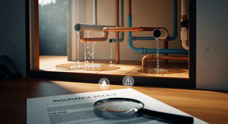 The Hidden Water Damage Limits in Your Home Insurance (and Why Certain Plumbing Types Make It Worse