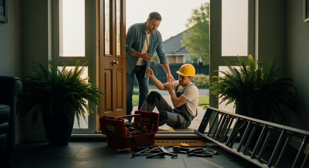 What Happens If an Uninsured Worker Gets Hurt at Your Home?