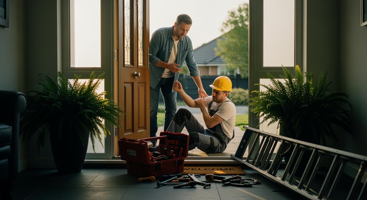 What Happens If an Uninsured Worker Gets Hurt at Your Home?